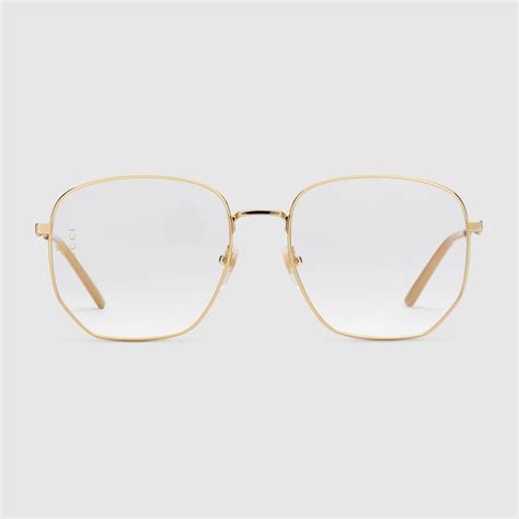 mens gold gucci glasses|gold gucci glasses women.